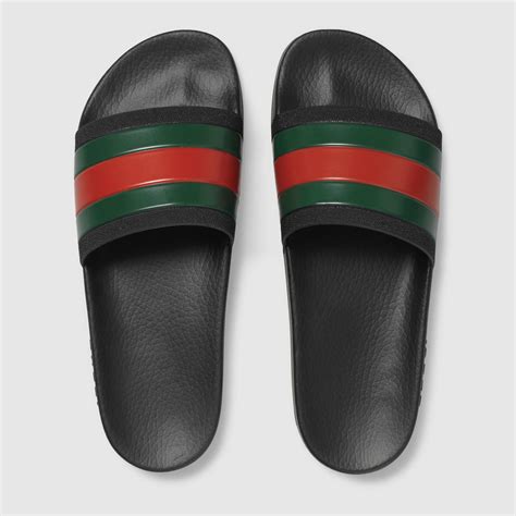 black men gucci slides|men's Gucci slides size 10.